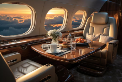 Sky Dining: The Luxuries of Private Aviation